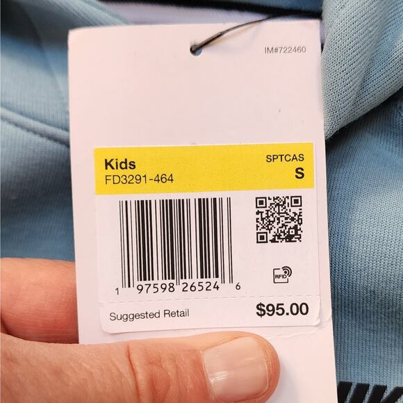 NWT Nike Boys Sportswear Tech Fleece Pullover Hoodie - Picture 6 of 6